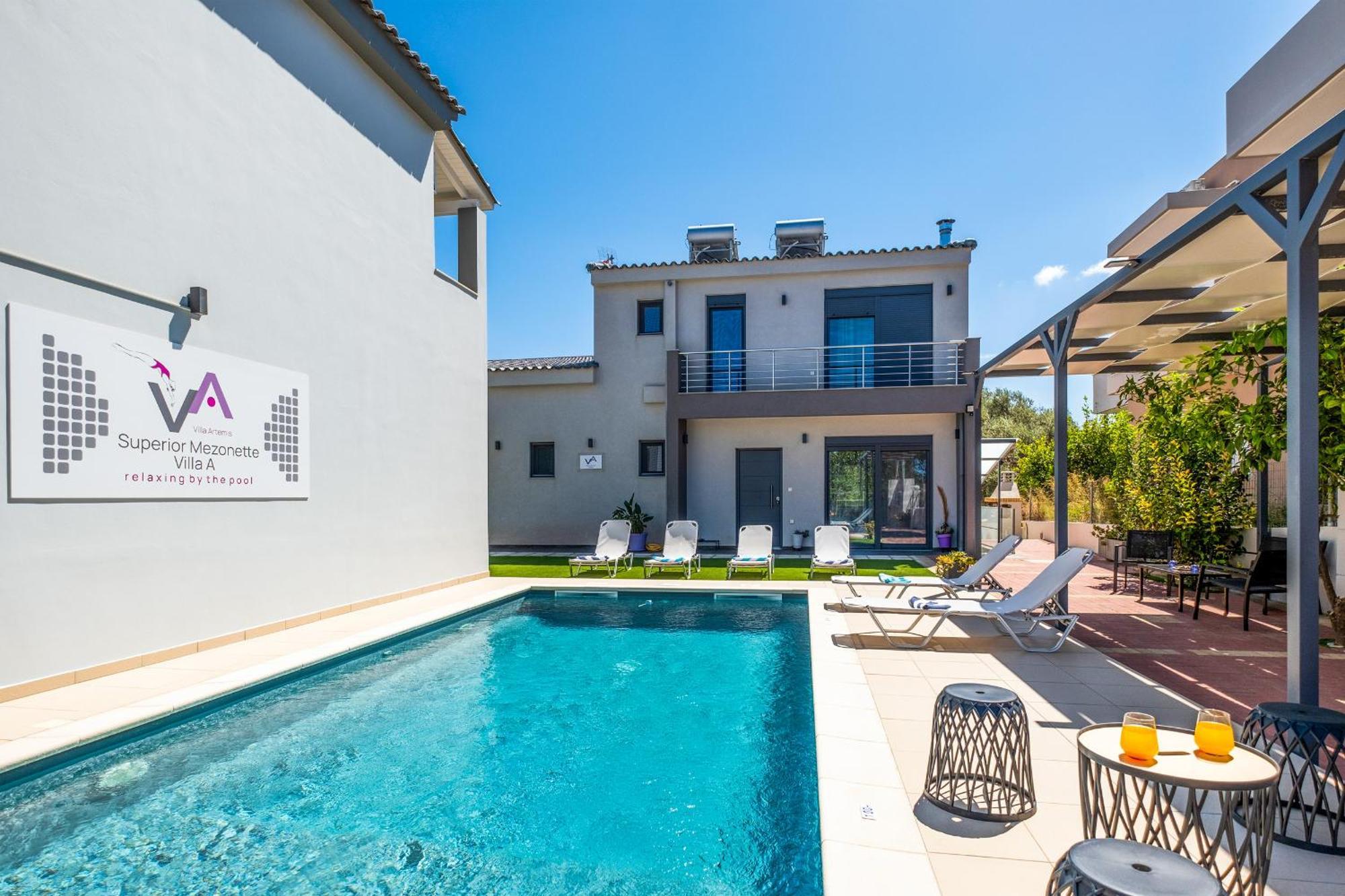 Villa Artemis A&B Chania  Bagian luar foto