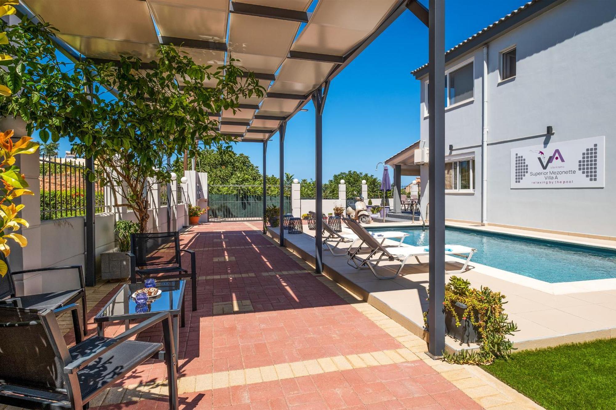 Villa Artemis A&B Chania  Bagian luar foto